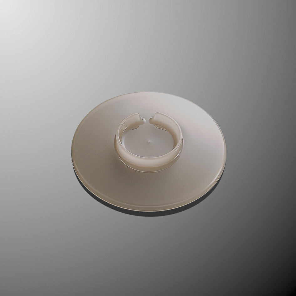 ポリプロピレン 10cm用丸蓋 ブラウン PP010BN(109φ×H19mm)PPカバー 