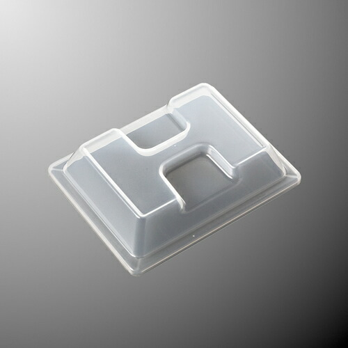 ポリプロピレン長角皿用カバー クリア PP119CL(141×182×H42mm)国際化工