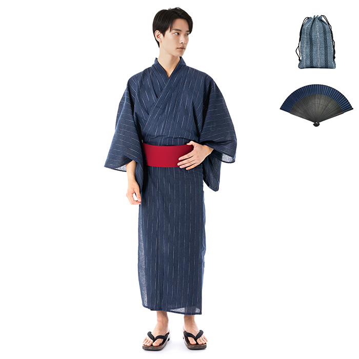 kyouetu 浴衣6点セット Amazon | [KYOETSU] [キョウエツ] 浴衣セット 変わり織 6点セット(浴衣