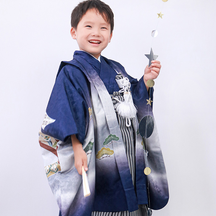 KYOETSU 【豪華安心12点フルセット】 七五三 着物 男の子 5歳 袴