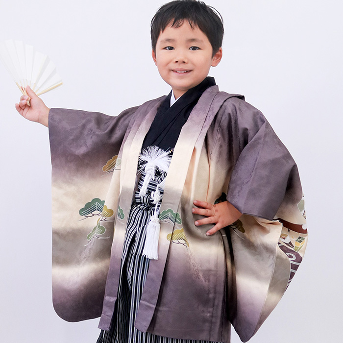 七五三　5歳　羽織　着物　袴　長襦袢　小物セット　18ー05 楽天市場】【セール価格】七五三 袴 男の子 5歳 フルセット 11点