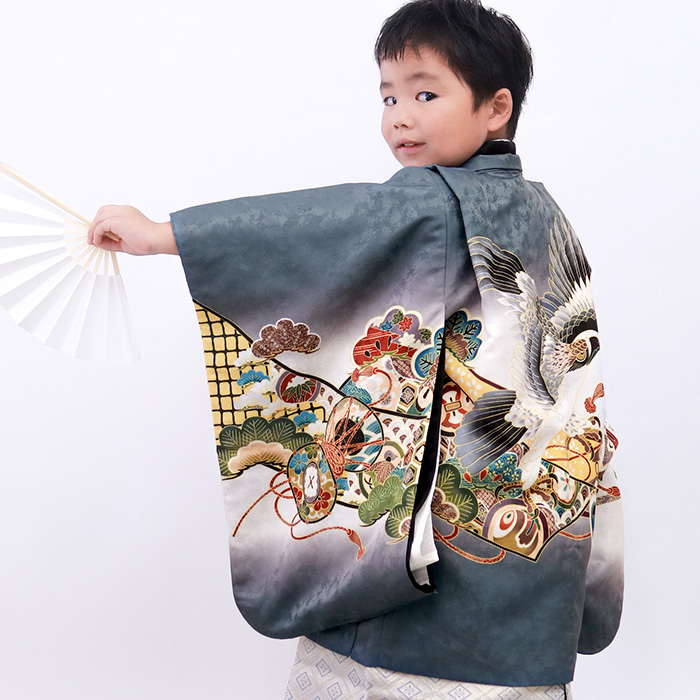 KYOETSU 【豪華安心12点フルセット】 七五三 着物 男の子 5歳 袴