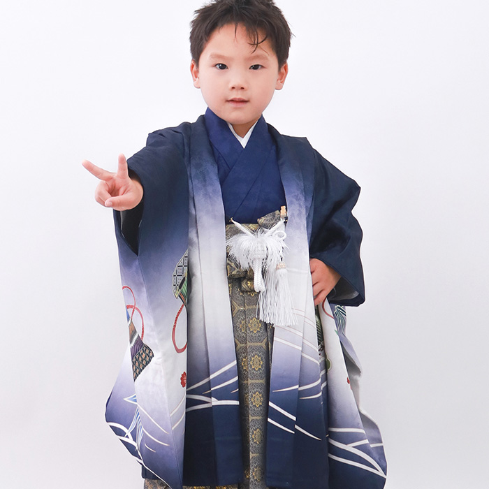 KYOETSU 【豪華安心12点フルセット】 七五三 着物 男の子 5歳 袴