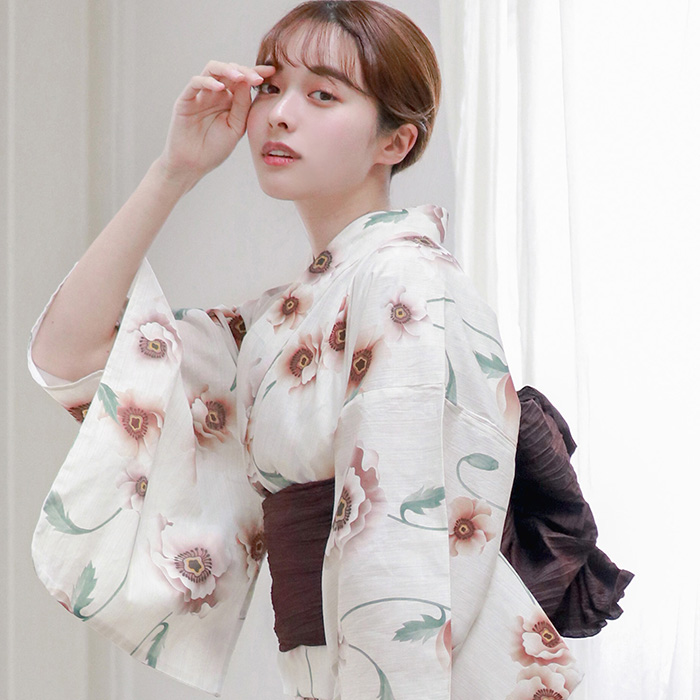 7024☆送料込み❣️リップル 浴衣 3枚 まとめ売り❣️ BONLECILL noir 浴衣 「BONLECILL noir」 「綿100%」 3点セット