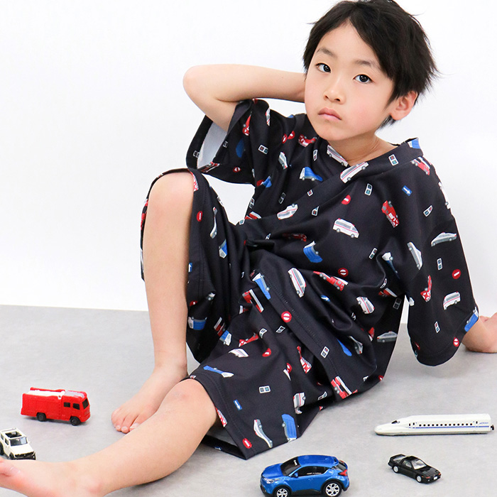 KYOETSU（京越） ( ボーイズ甚平Tシャツ風 ) メール便{P50} 甚平 単品