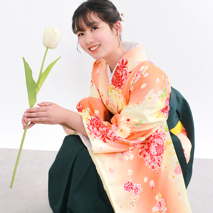 KYOETSU（京越） 袴セット ガールズ 【豪華安心袴4点セット】 卒業式