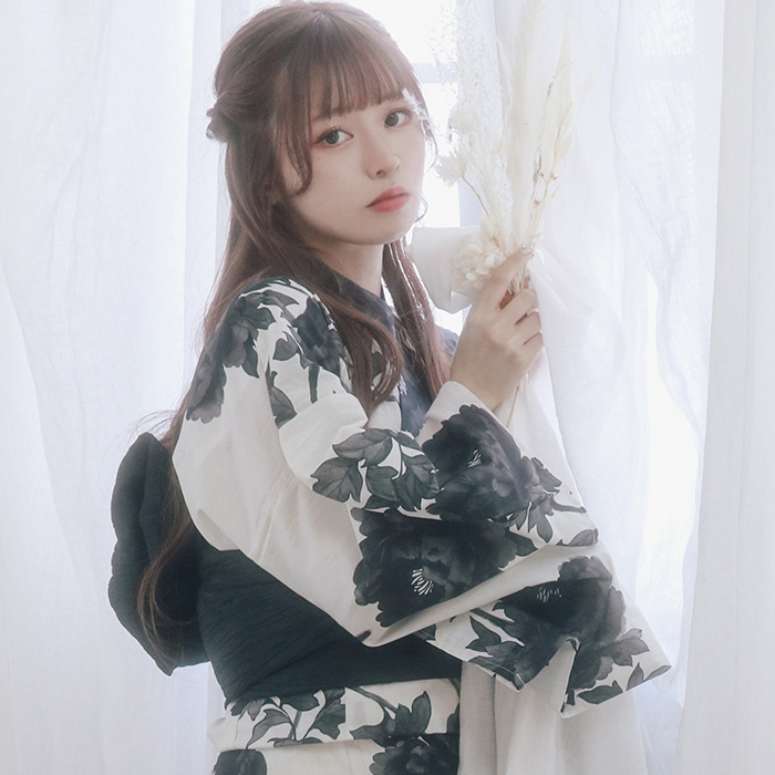 KYOETSU（京越） 1人で簡単着付け 【 浴衣セット 2点セット 豪華6点