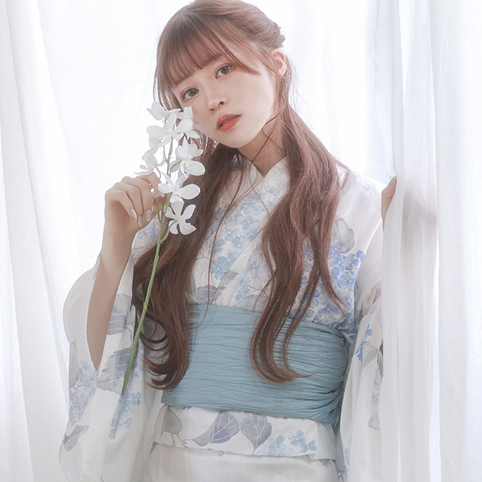 1人で簡単着付け 【 浴衣セット 2点セット 豪華6点セット  A】 浴衣 セット レディース 浴衣レディース 女性 yukata ゆかた (rg)の画像