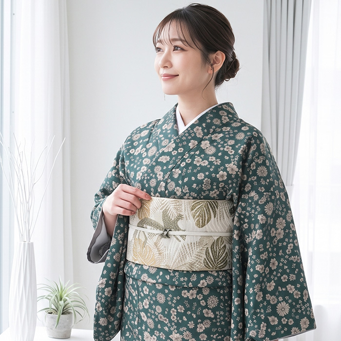 KYOETSU（京越） ( 着物 小紋 単衣 ) 洗える着物 単衣 小紋 女性