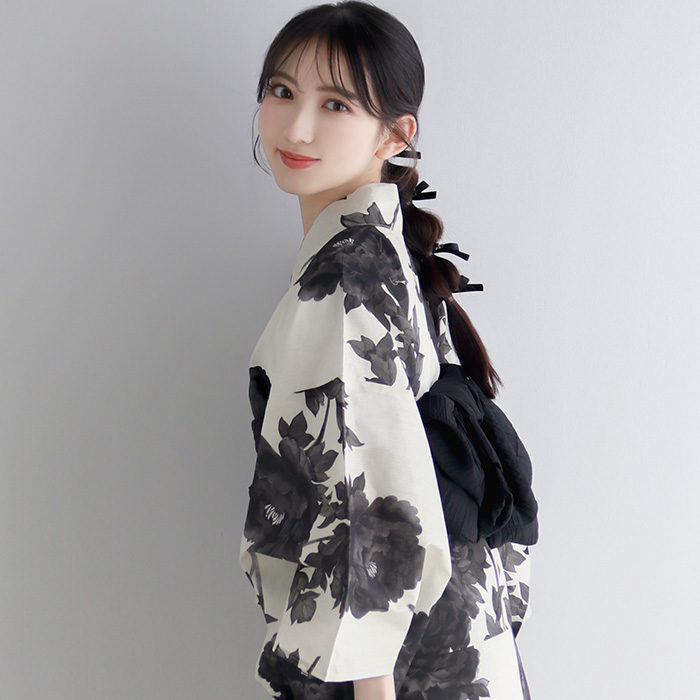 KYOETSU（京越） 1人で簡単着付け 【 ワンピース浴衣 2点セット A