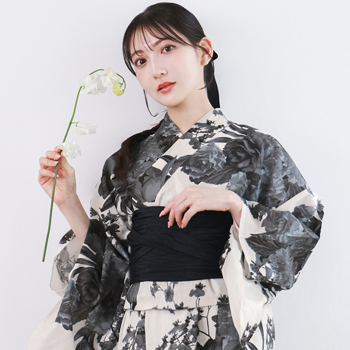 KYOETSU（京越） 1人で簡単着付け 【 ワンピース浴衣 2点セット A