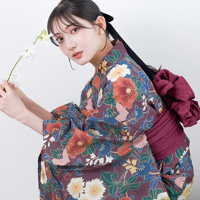 KYOETSU（京越） 1人で簡単着付け 【 ワンピース浴衣 2点セット A