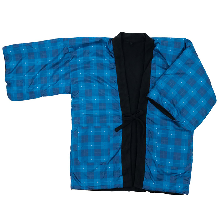 リバーシブルはん天帯　7本 KYOETSU（京越） (リバーシブル フリースはんてん メンズ) あったか