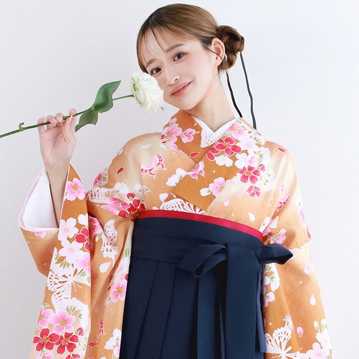 KYOETSU（京越） 袴4点セット 華やか B 袴 卒業式 レディース セット