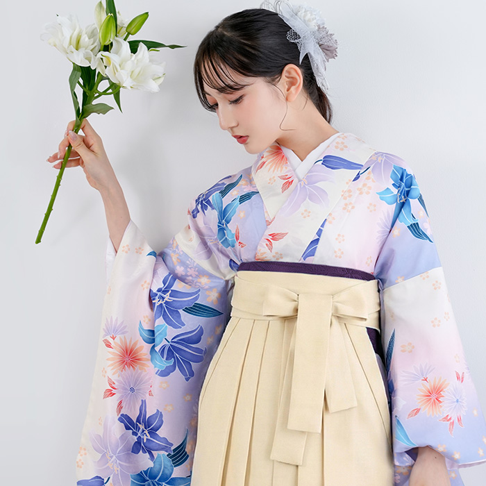KYOETSU（京越） 袴4点セット 華やか 袴セット 卒業式 袴 セット 女性