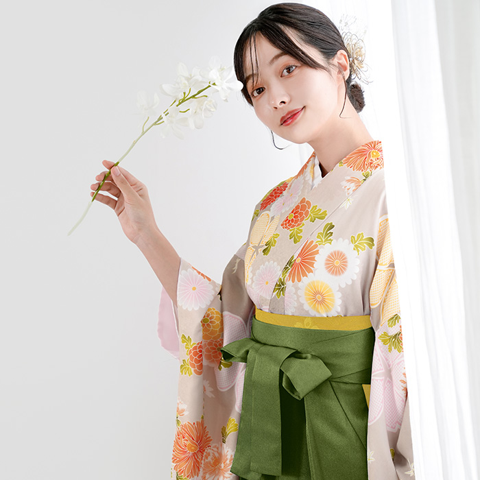 KYOETSU（京越） 袴4点セット 華やか 袴セット 卒業式 袴 セット 女性