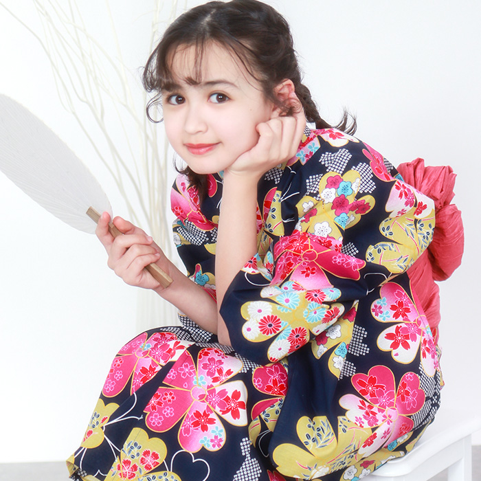新品　未使用　二部式　セパレート浴衣　キョウエツ　浴衣セット　古菊心酔 楽天市場】1人で簡単着付け 【 セパレート浴衣 豪華4点セット 二