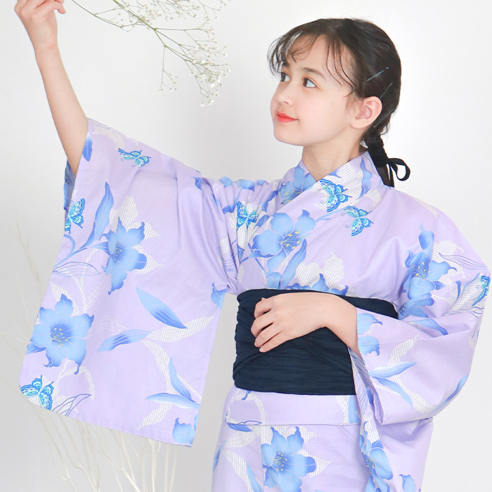 KYOETSU 1人で簡単着付け 【 セパレート浴衣 豪華3点セット