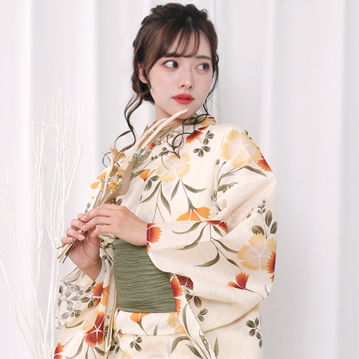 KYOETSU 浴衣 セット レディース 【 浴衣セット 2点 レトロ E