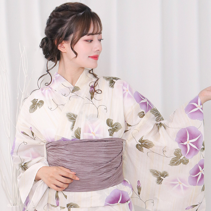KYOETSU 浴衣 セット レディース 【 浴衣セット 2点 レトロ E