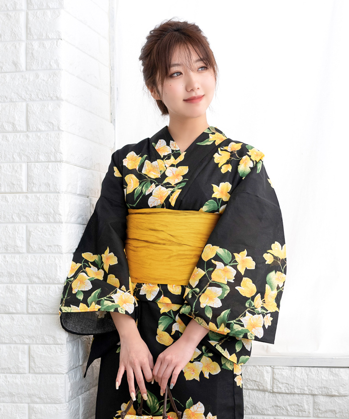 KYOETSU 浴衣 レディース セット (浴衣3点セット 染料/兵児帯 B KYOETSU 浴衣 レディース セット (浴衣3点セット 染料/兵児帯 B