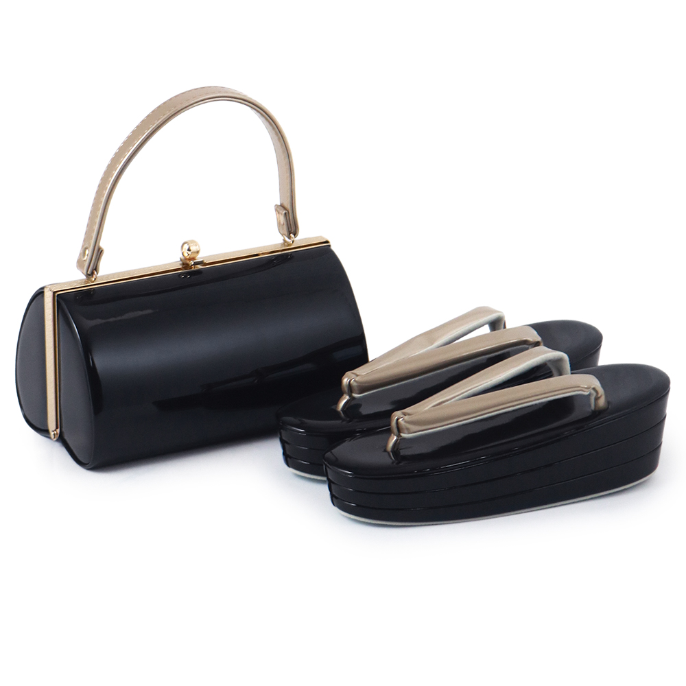 KYOETSU（京越） 草履バッグ 振袖 3段 無地 成人式 振袖 卒業式 袴 (rg