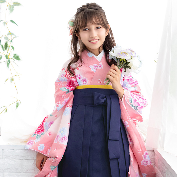 (袴4点セット 華やか A ジュニア) 袴セット 卒業式 小学生 袴 セット ジュニア 女の子 16colors 中学生 振袖 卒服 着物 二尺袖着物 ガールズ(rg) (袴4点セット 華やか A ジュニア) 袴セット 卒業式 小学生 袴 セット ジュニア 女の子 16colors 中学生 振袖 卒服 着物 二尺袖着物 ガールズ(rg)