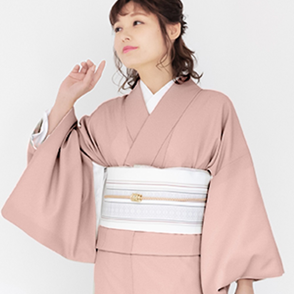 女袷 東レ) 洗える着物 袷 10colors 色無地 着物 日本製 女性
