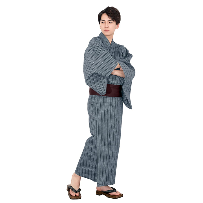 KYOETSU 浴衣 セット メンズ 浴衣セット 【安心の浴衣 4点セット
