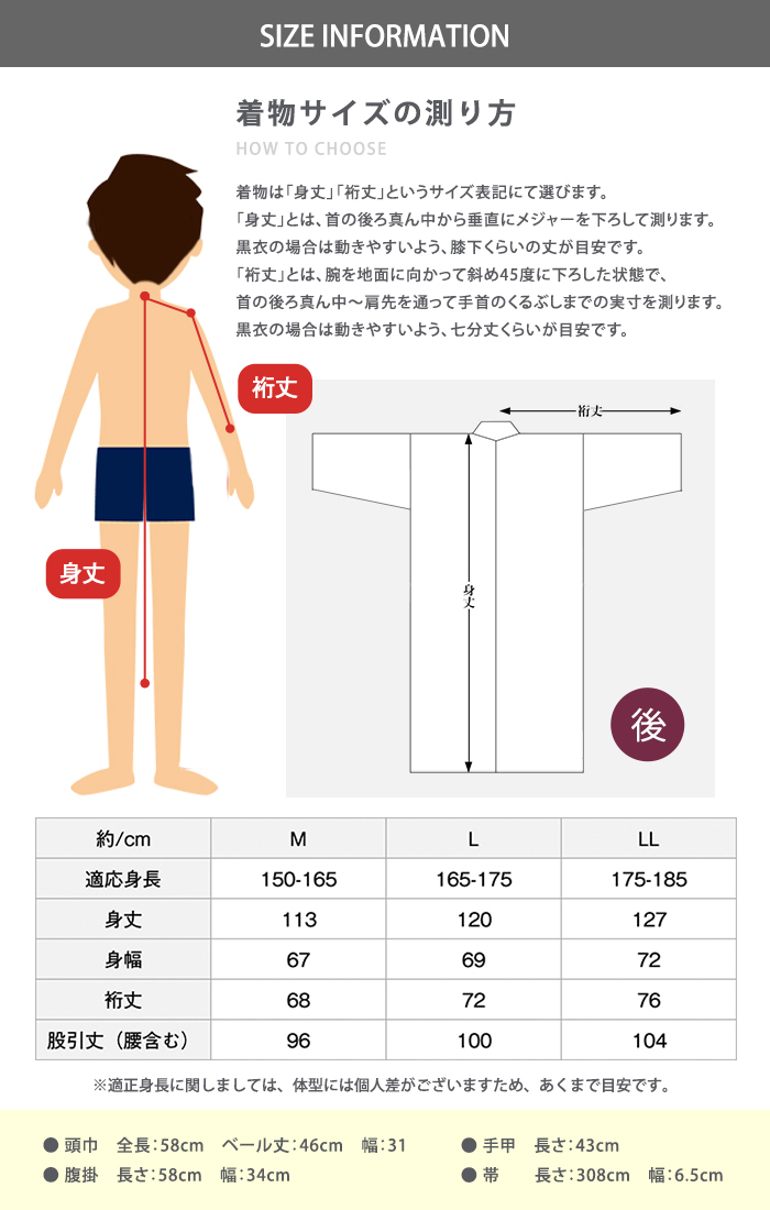 黒子6点) 黒子 衣装 セット (頭巾/着物/黒子股引/腹掛/手甲/当帯