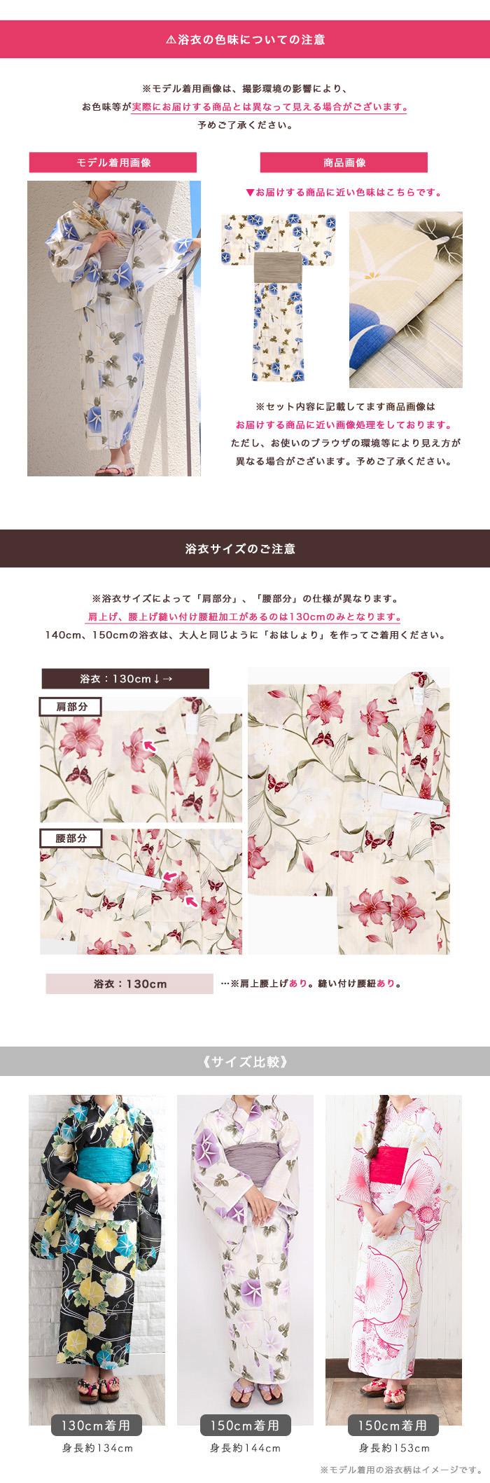 モデルスペック・注意点