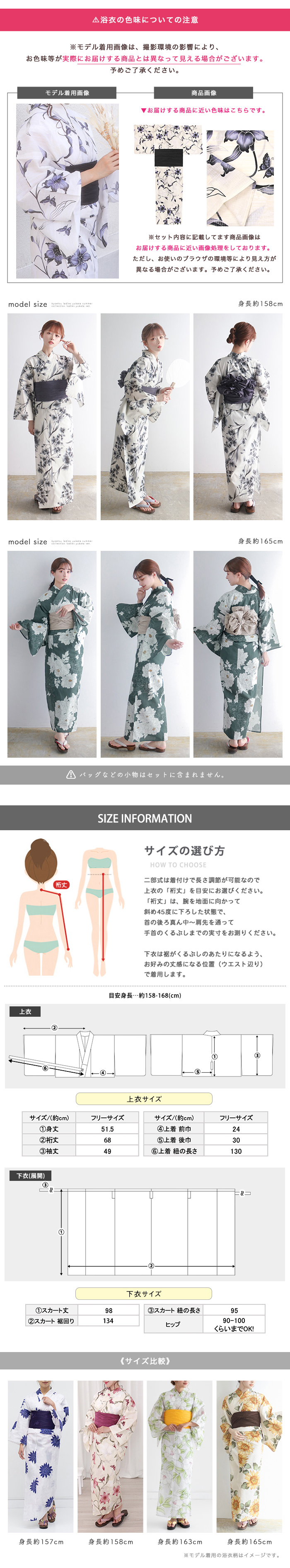 モデルスペック・注意点