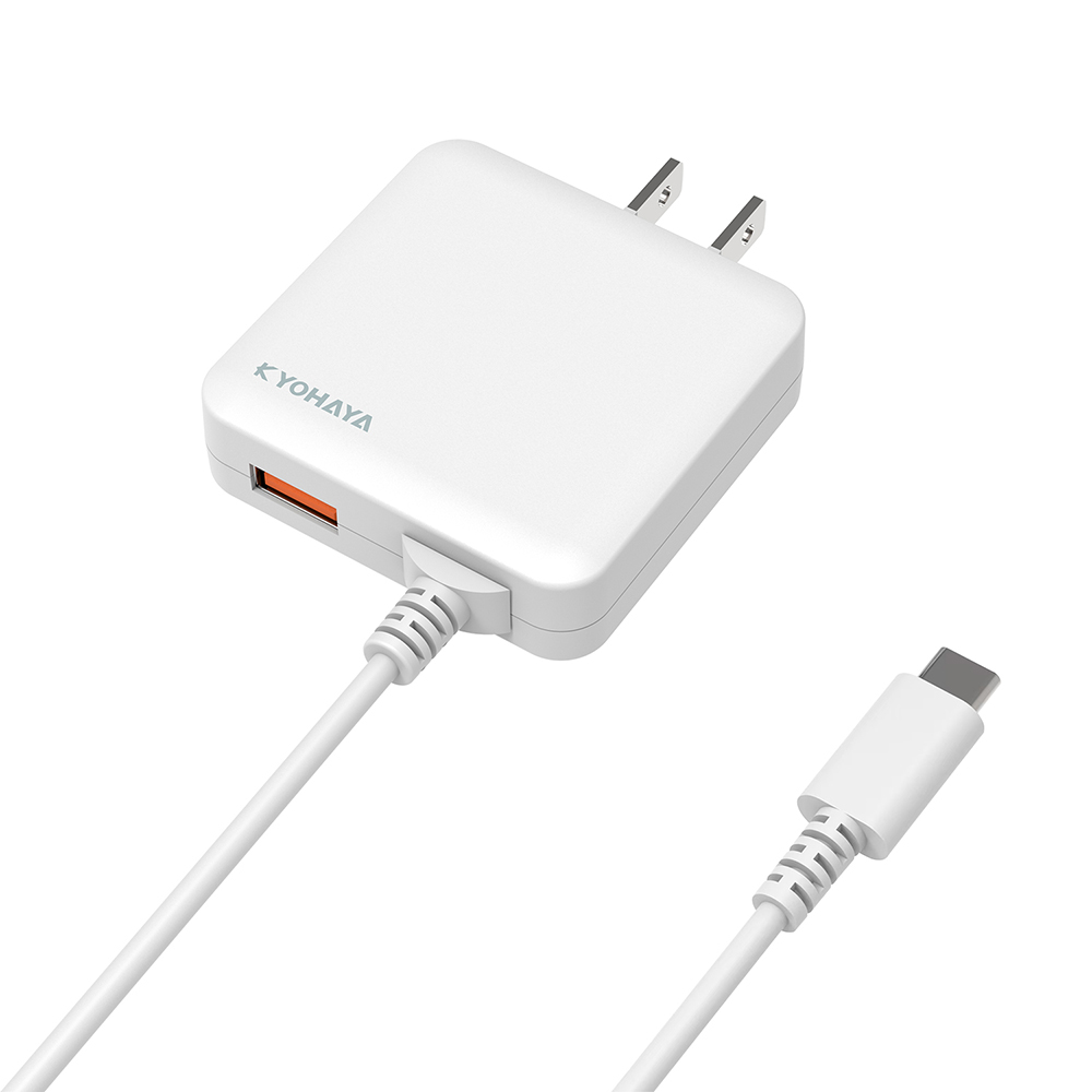KYOHAYA USB 充電器 20W出力 タイプC 1.5m PD QC 急速充電 USB