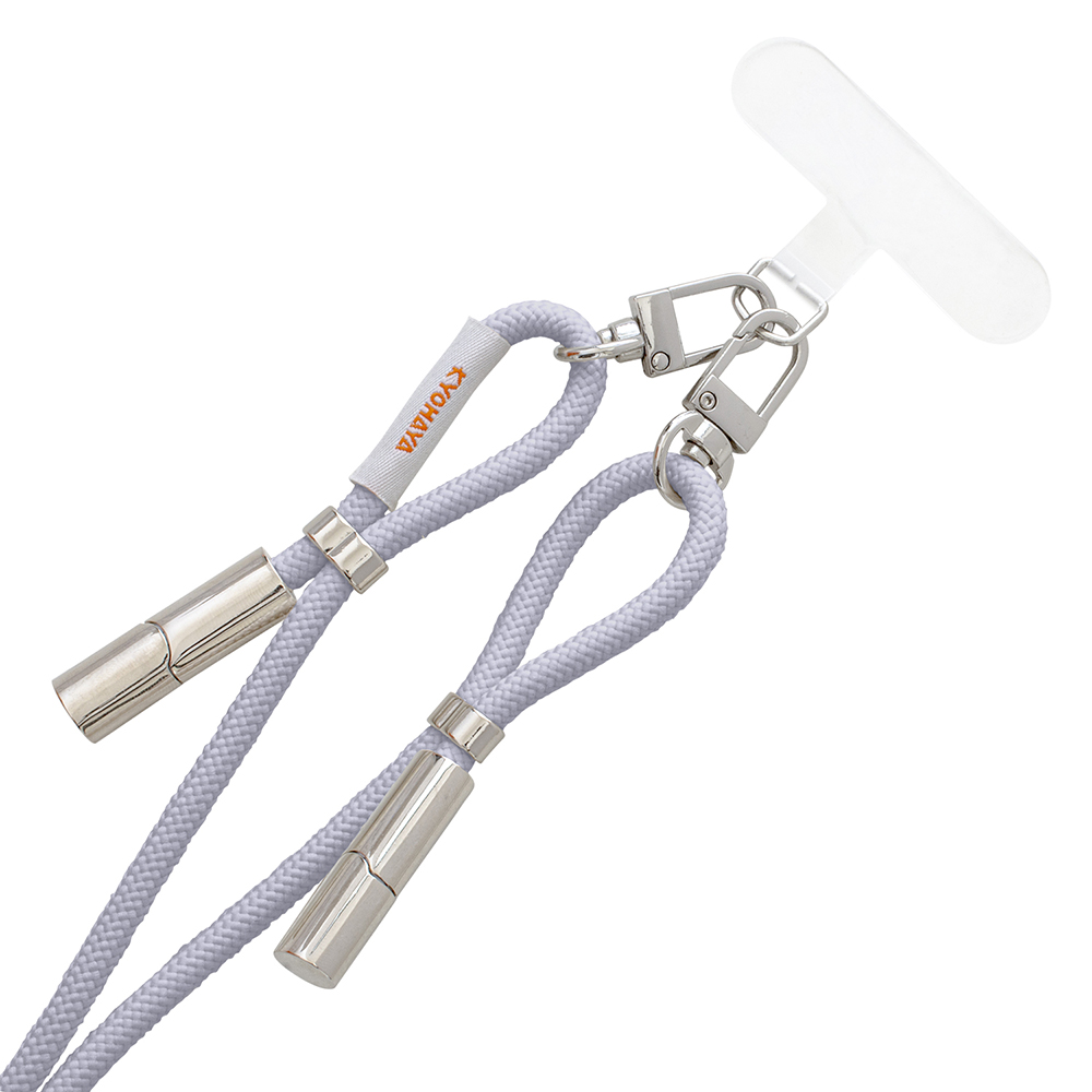 充電できる スマートフォンショルダーストラップ USB Type-C to C ケーブル レディース メンズ くすみカラー 長さ調節可能 80cmから140cm 各種対応 RTSTR | KYOHAYA | 05