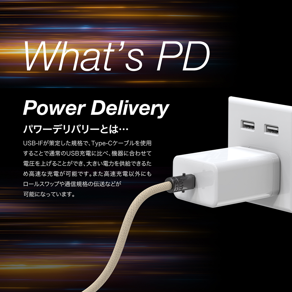充電できる スマートフォンショルダーストラップ USB Type-C to C ケーブル レディース メンズ くすみカラー PD60W 急速充電 各種対応 USB-C充電ケーブル RTSTR3 | KYOHAYA | 12