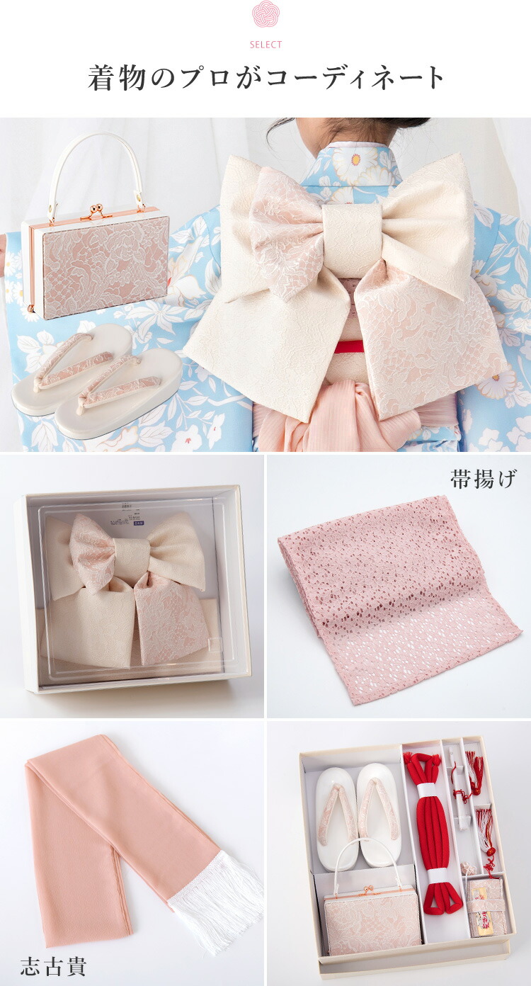 【ほぼ未使用】 七五三 着物 7歳 女の子 フルセット 四つ身 753 七歳 7才 子供 キッズ 四ツ身 セット 七五三参り お正月 雛祭り 結び帯 箱せこ 前撮り モダン 水色 白 花柄 【LWH7725713429】(27508円)