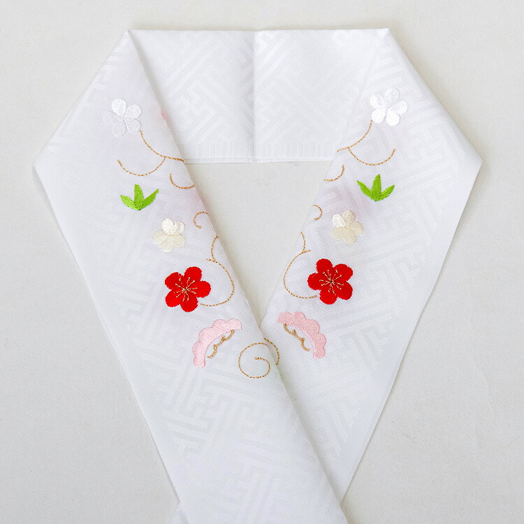 単品】刺繍半衿 子供用 七五三 刺繍 半襟 子供半衿 刺繍半襟 子供
