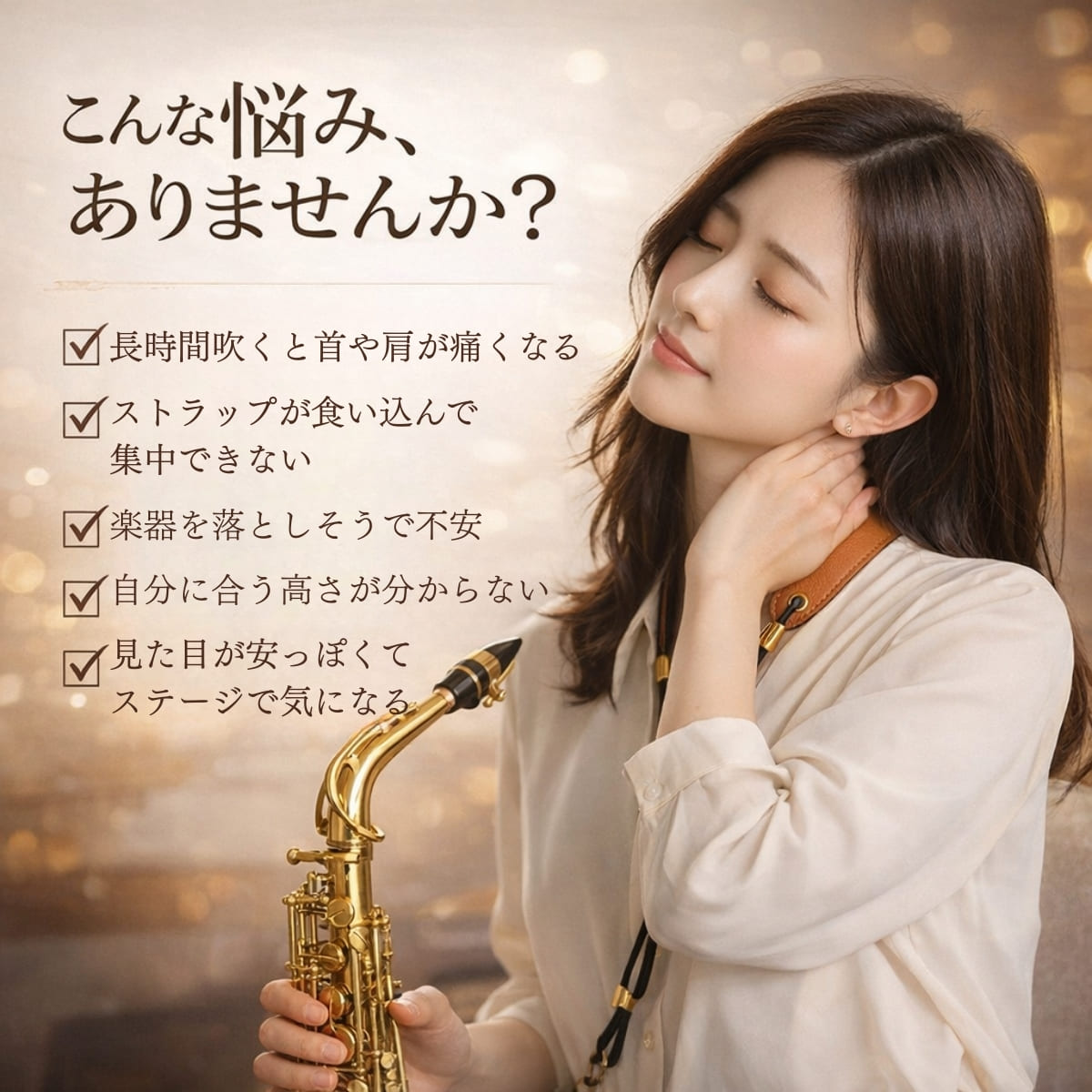 サックスストラップ