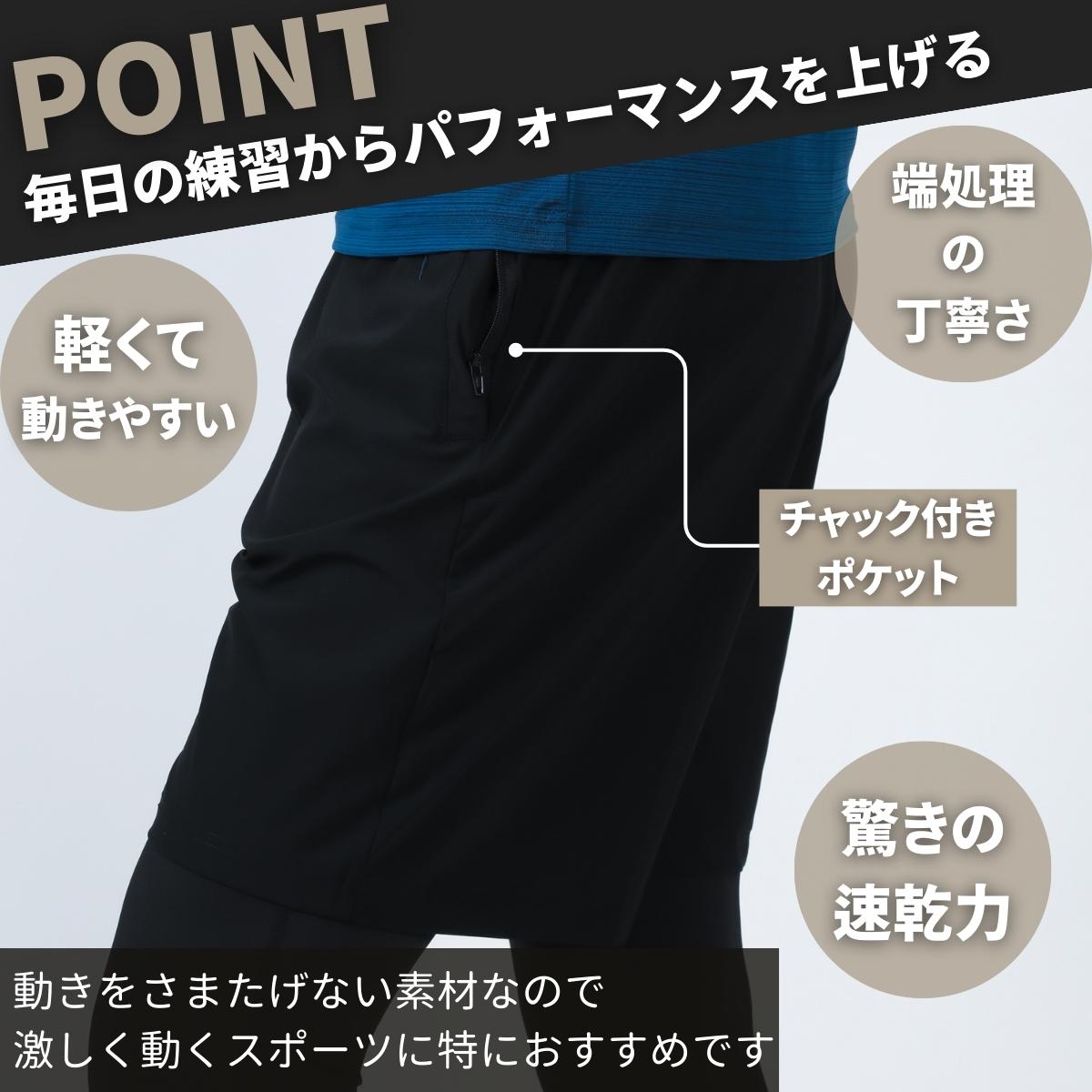 ハーフパンツ ロングタイツ セット レギンス ランニングウェア メンズ