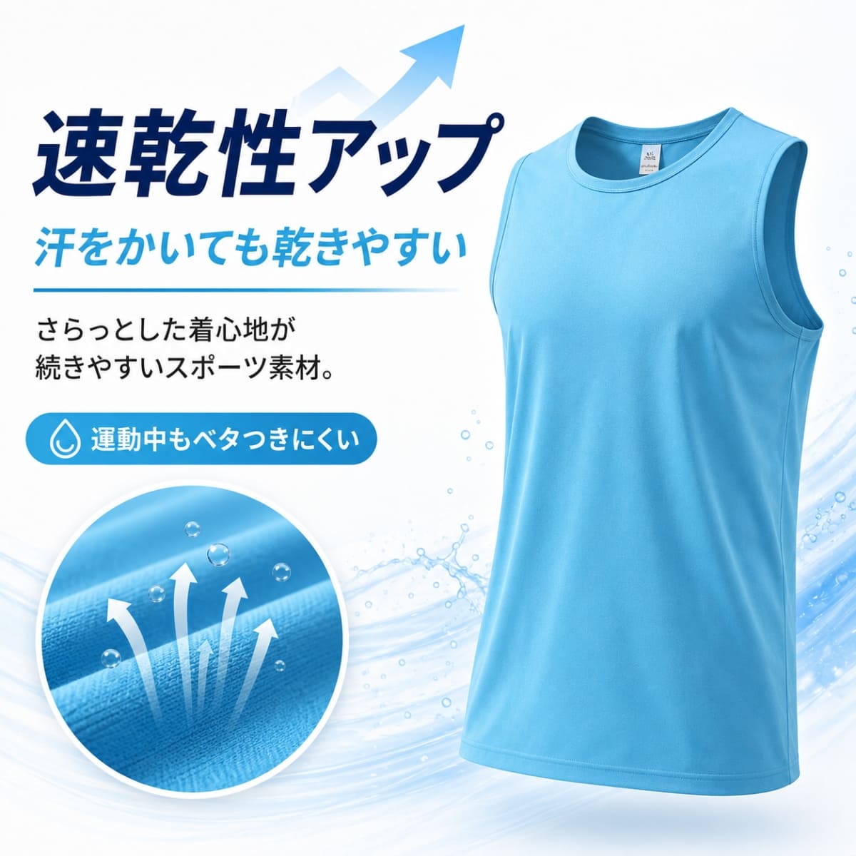ランニング タンクトップ メンズ レディース ランニングウェア ランニングシャツ ノースリーブ スポーツ メッシュ 速乾 袖なし 春 夏 関連画像3