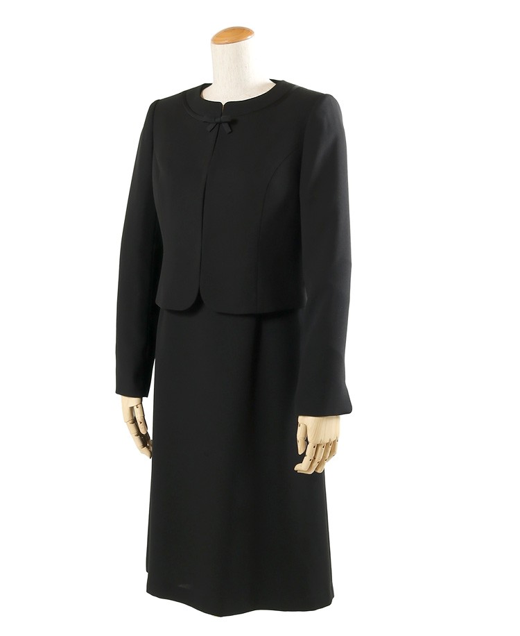 ブラックフォーマル レディース 喪服 礼服 20代 30代 40代 女性 リボン