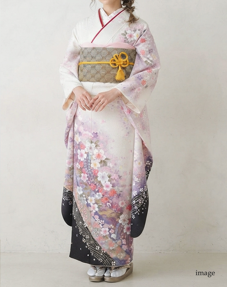 振袖レンタル 白 フルセット 成人式 結婚式 卒業式 振袖 レンタル 着物