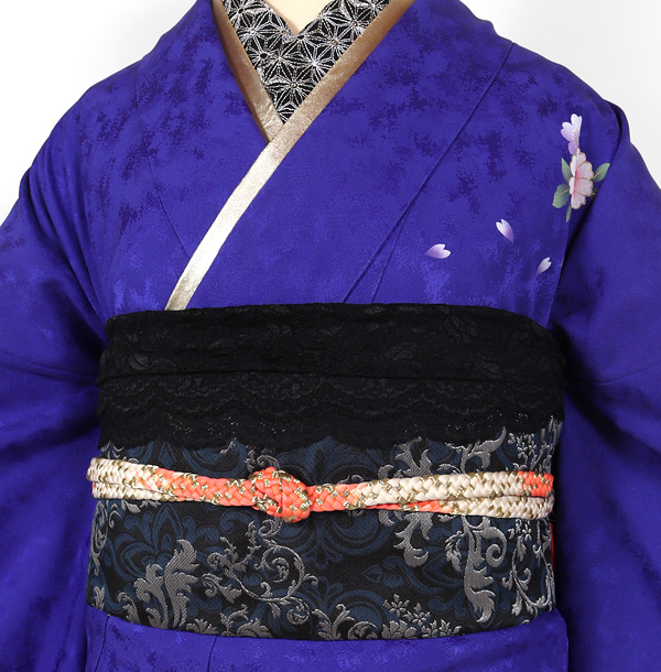 振袖フルセット トールサイズ ペールブルー×グレー×ゴールド