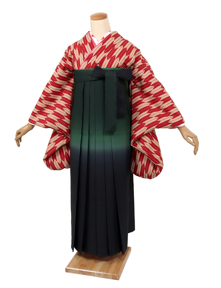 袴セット　矢絣　大正ロマン 美品】大正ロマン 矢絣柄 卒業袴 上下セット - メルカリ