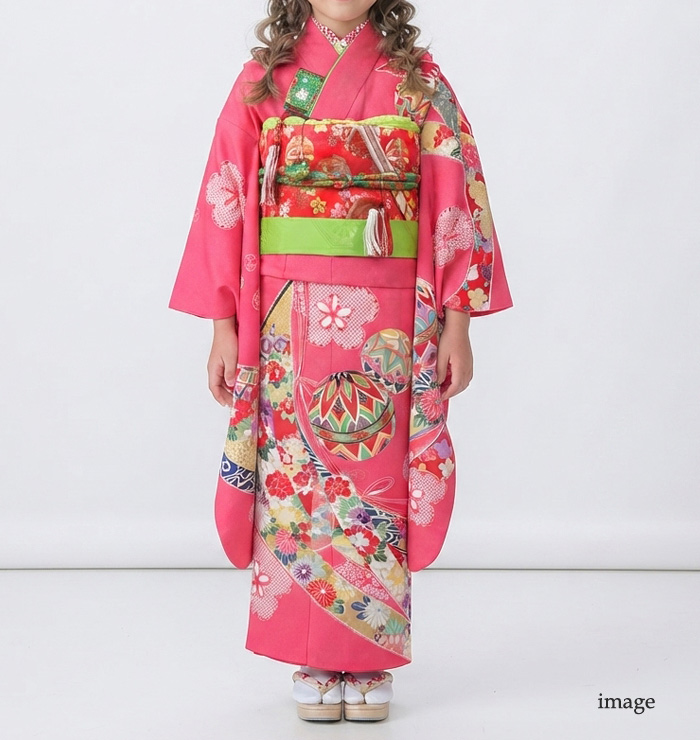 七五三 着物 7歳 レンタル フルセット 女の子 箱迫セット 着物レンタル
