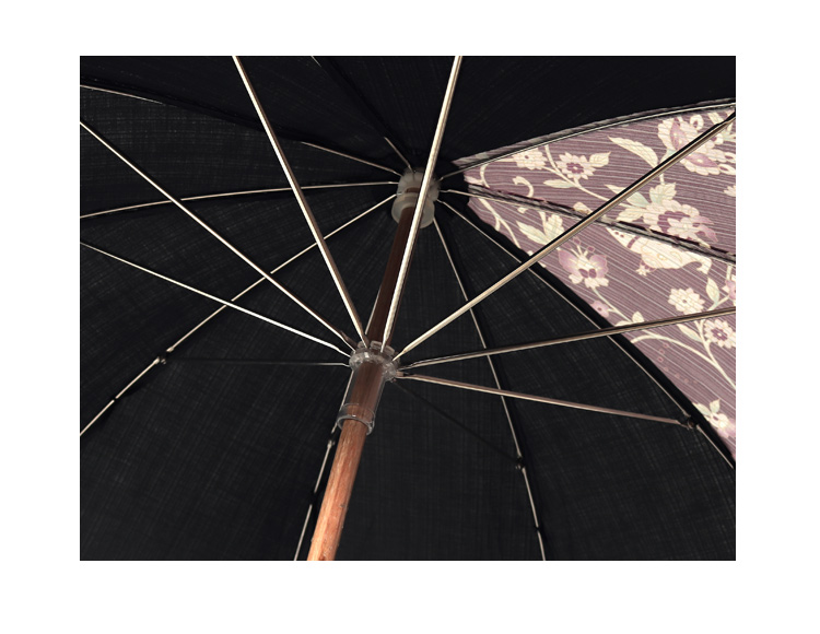 きもの屋 さらさ】 岡重 OKAJIMA 京友禅生地使用 UVカット 日傘