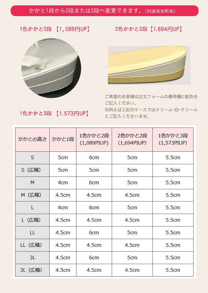 台と鼻緒が選べる 草履 オーダー草履 レディース S M L LL 3L 大きい