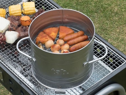 専用　サンジ　スモーカー スモーカー 燻製器 燻製 スモークチップ付 tab 缶スモーカー