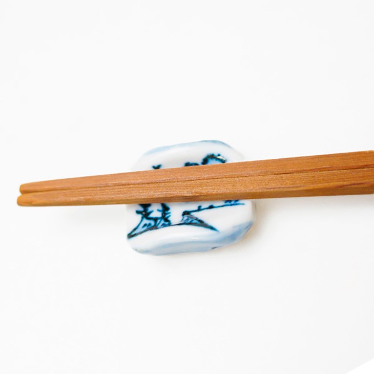 京焼 清水焼 陶器 箸置き 染付山水箸置 芳山窯 : 京都ひがしやまいちば