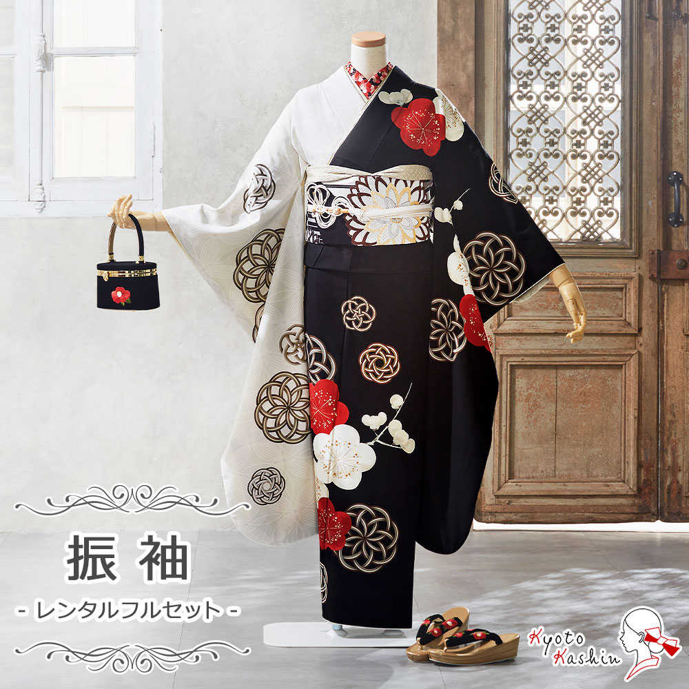 レンタル】九重 振袖 通常用 [2/1〜11/30 利用] レンタルフルセット